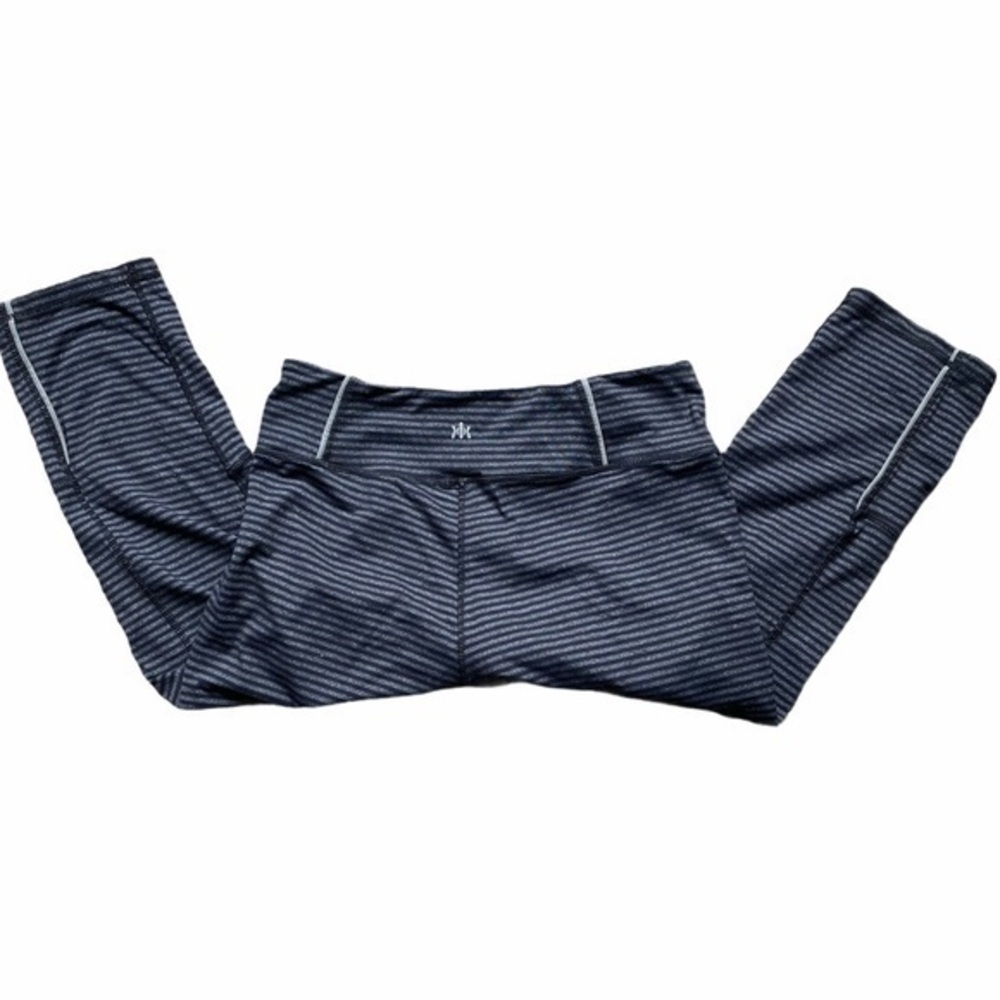 Kyodan Black & Grey Legging Striped Print